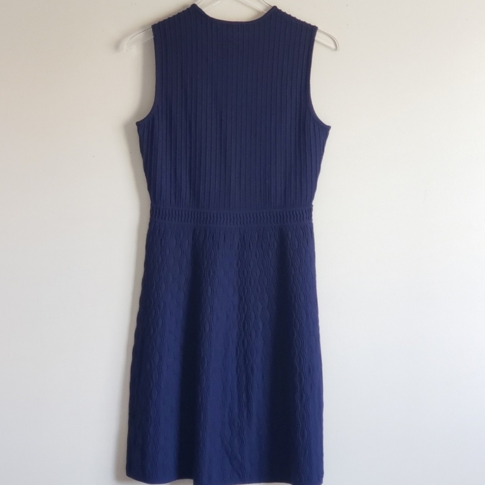TORY BURCH Liam Textured Fit-And-Flare Dress - Picture 5 of 7